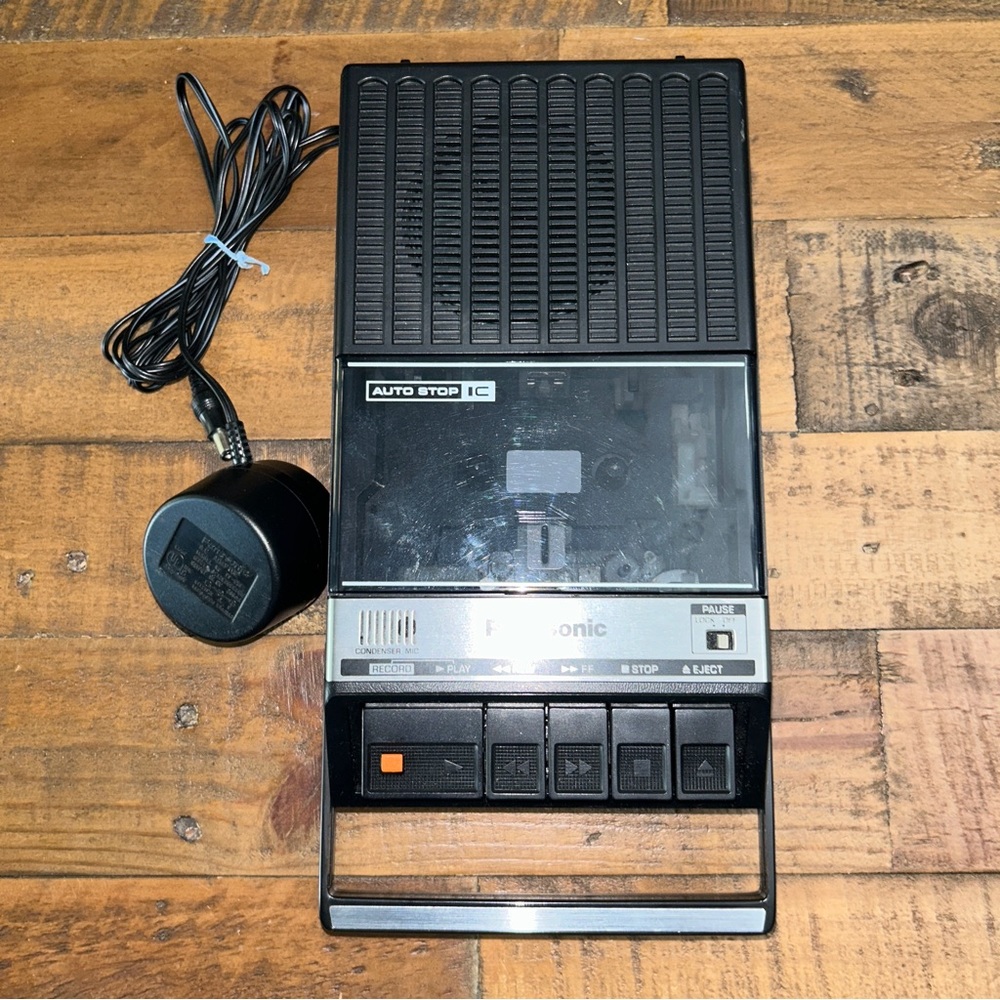 Panasonic Portable Cassette Tape Recorder